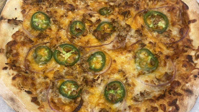 March Pizza Special: Bawk-Bawk-Q