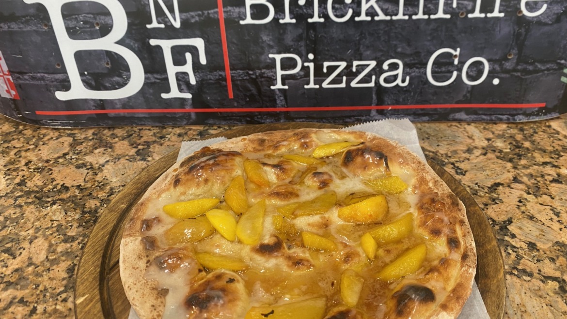 June Pizza Special: The Peach Cobbler