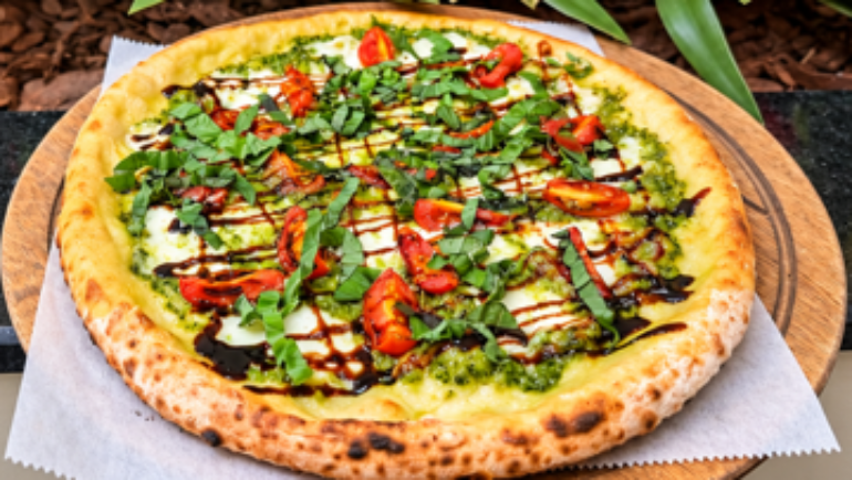 October Pizza Special: The Pesto Caprese