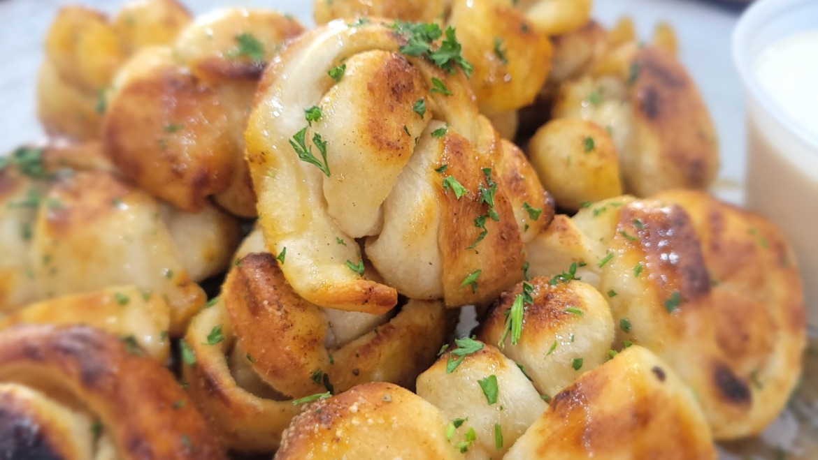 May Pizza Special: Old Bay Honey Knots